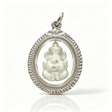 Thailändisches Ganesha-Amulett (Elfenbein-Edition), thailändischer Volksanhänger, heiliger Glücksbringer