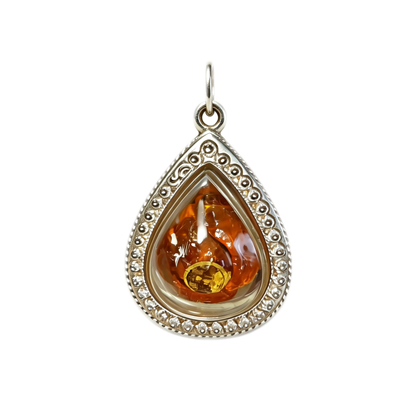 Thai Lotus Buddha Amulett, Thai-Folklore-Anhänger, Heiliger Glücksbringer