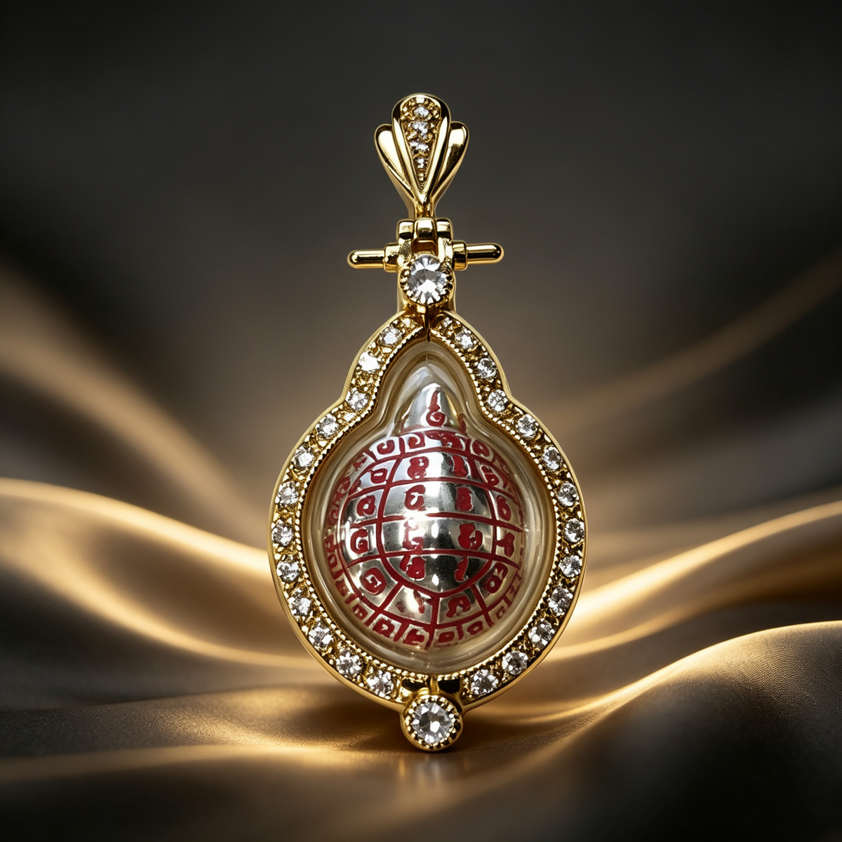 Amulette de tortue porte-bonheur thaïlandaise, pendentif folklorique thaï, talisman sacré de chance