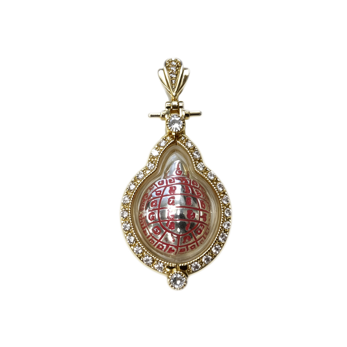 Amulette de tortue porte-bonheur thaïlandaise, pendentif folklorique thaï, talisman sacré de chance