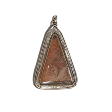 Thai Queen Nang Phaya Amulet (Triangle Silver Frame), Thai Folk Pendant, Sacred Fortune-Wearing Talisman