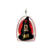Thai Phra Ngan Amulet (Acrylic Red Liquid Edition), Thai Folk Pendant, Sacred Fortune-Wearing Talisman