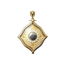 Thai Phra Phrom Four-Faced Buddha Amulet (Gold Edition), Thai Folk Pendant, Sacred Fortune-Wearing Talisman