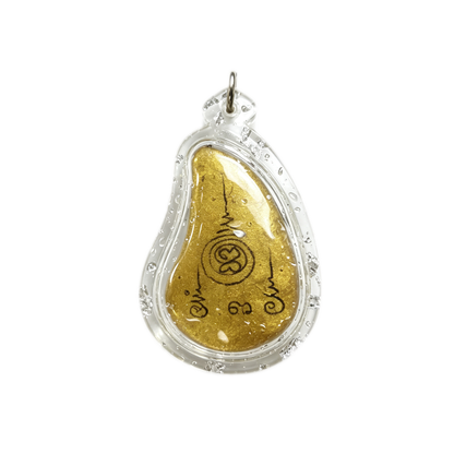 Thailändisches Phra-Ngan-Amulett (Acryl-Flüssigkeits-Edition), thailändischer Volksanhänger, heiliger Glücksbringer zum Tragen