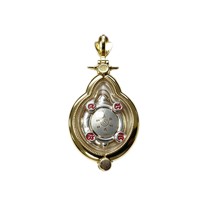 Amulette de tortue porte-bonheur thaïlandaise, pendentif folklorique thaï, talisman sacré de chance