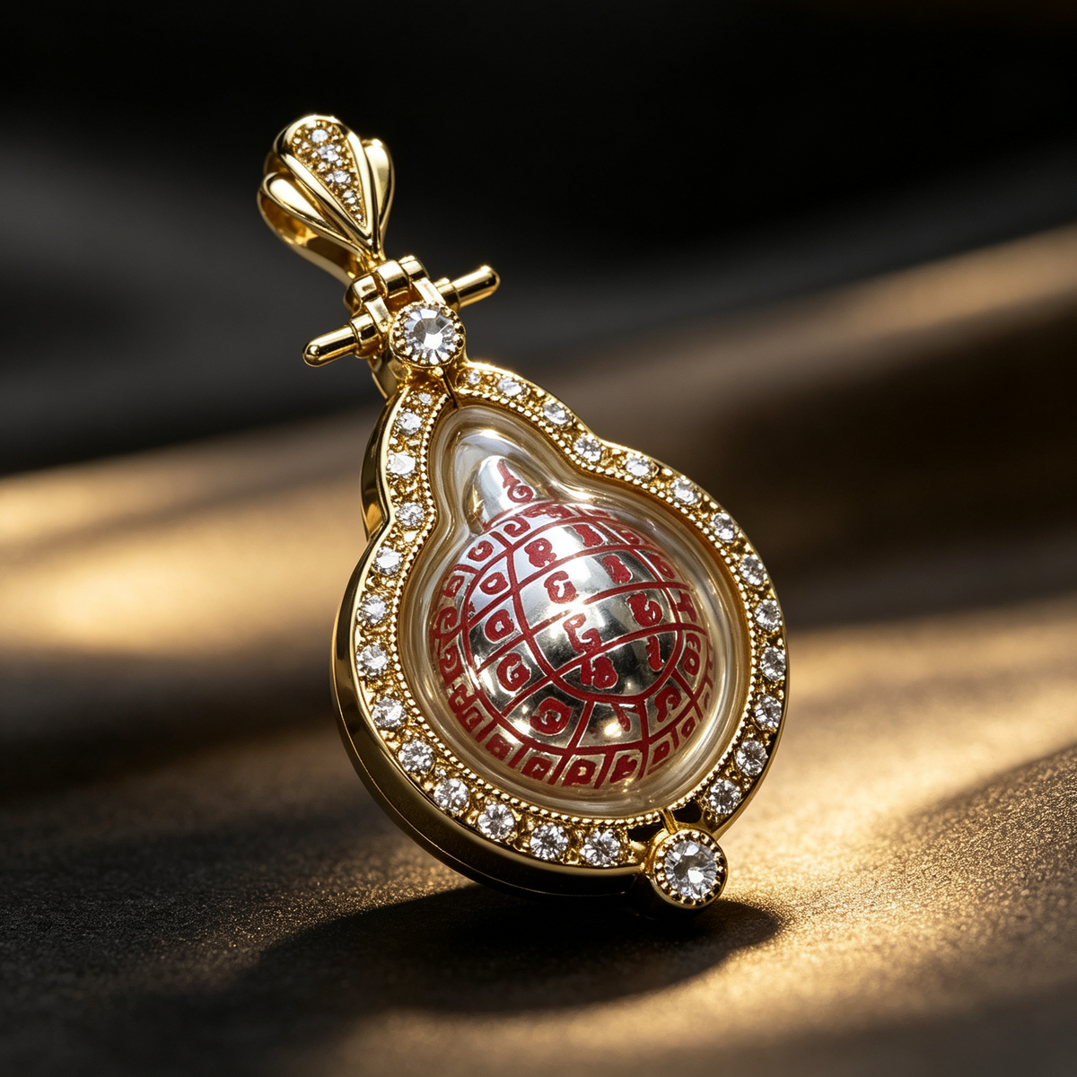 Amulette de tortue porte-bonheur thaïlandaise, pendentif folklorique thaï, talisman sacré de chance