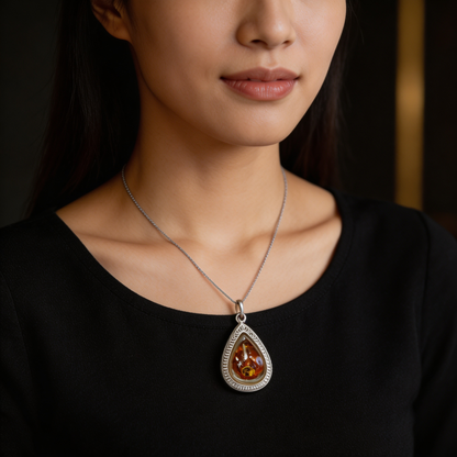 Thai Lotus Buddha Amulett, Thai-Folklore-Anhänger, Heiliger Glücksbringer