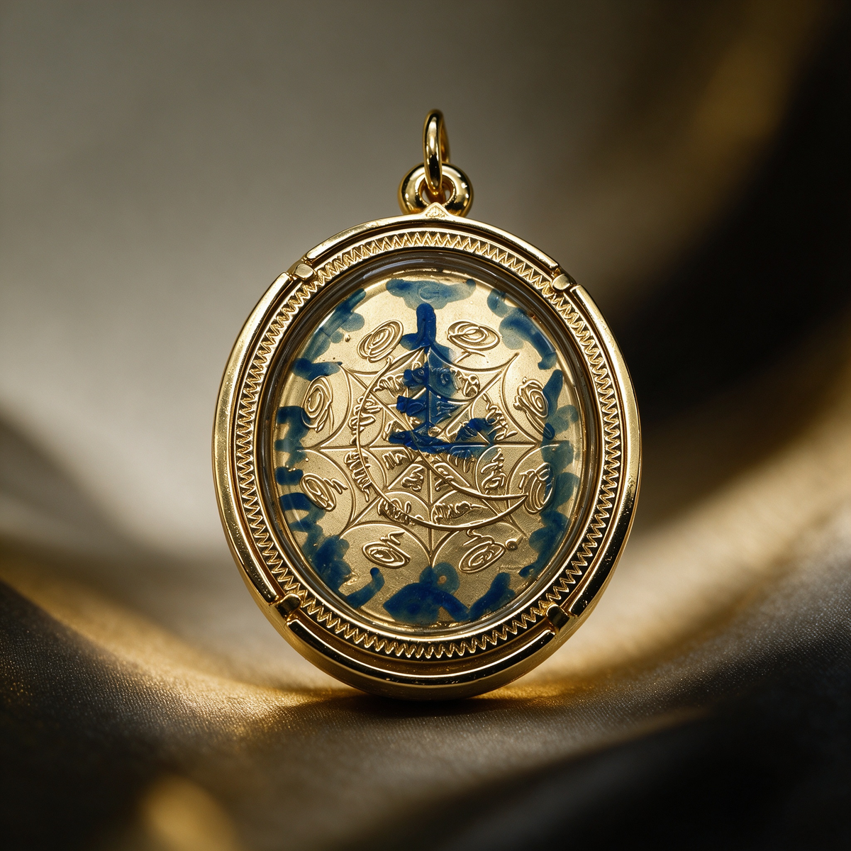 Amuleto tailandés Jatukham Rammathep (Edición de oro rojo), colgante folclórico tailandés, talismán sagrado de la fortuna
