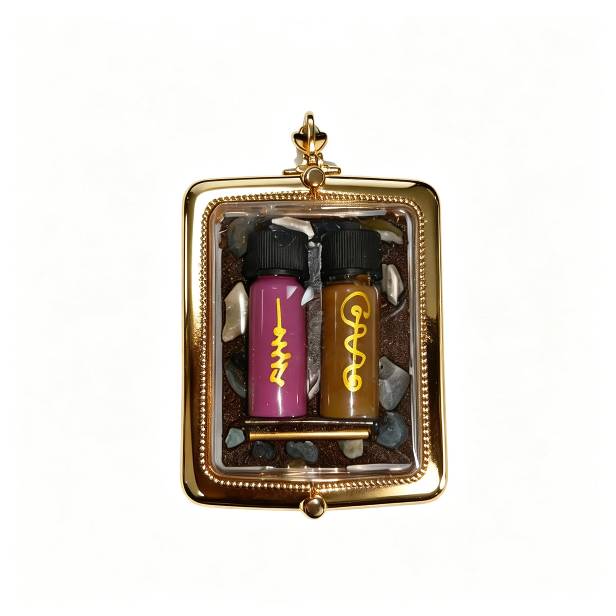 Amuleto de la Hermana Tailandesa (Edición de Atuendo Blanco), Colgante Folclórico Tailandés, Talismán Sagrado para Atraer la Fortuna