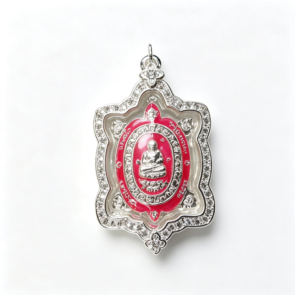 Thailändisches Luang Pu Liew Glücksschildkröten-Amulett, thailändischer Volksanhänger, heiliger Glücksbringer