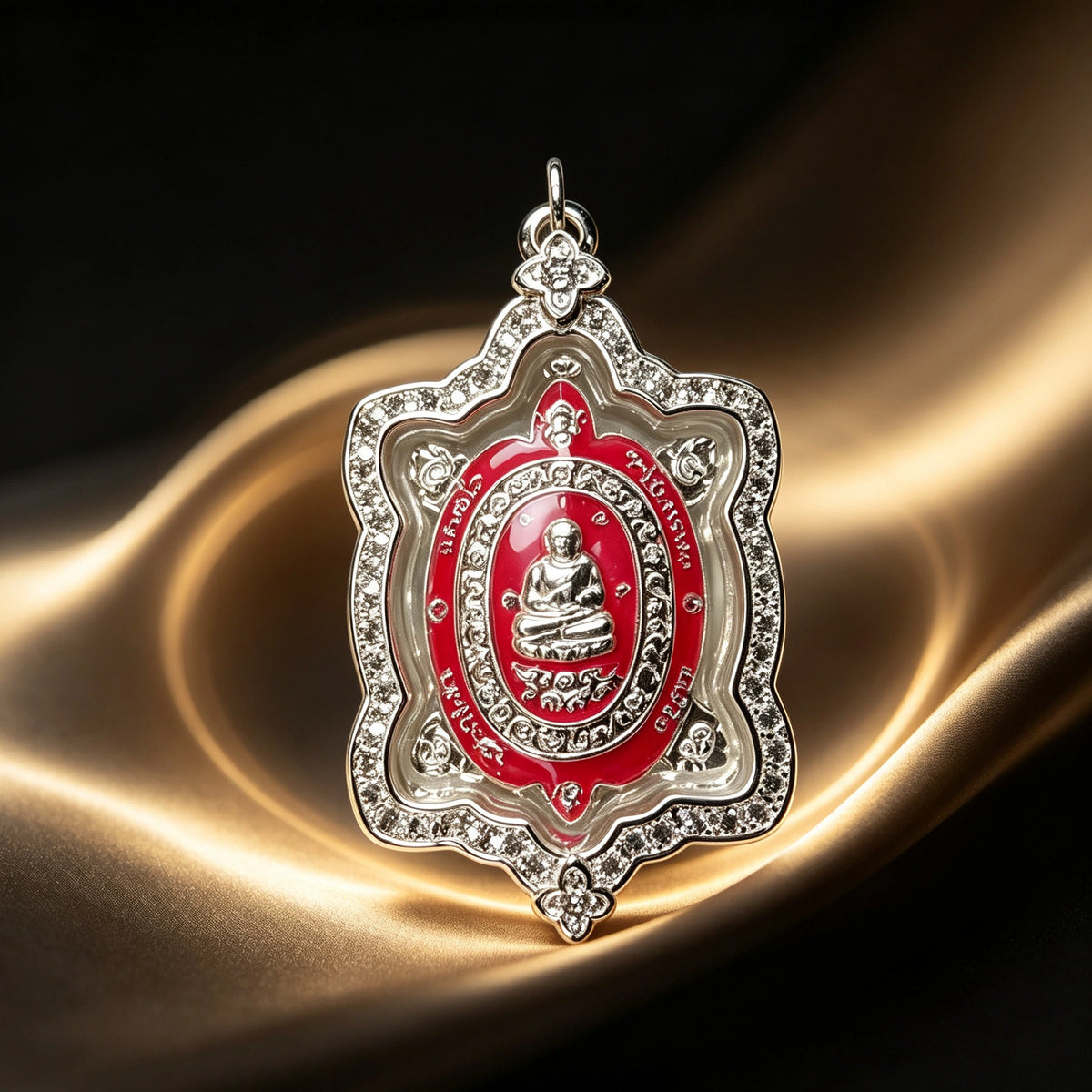 Thailändisches Luang Pu Liew Glücksschildkröten-Amulett, thailändischer Volksanhänger, heiliger Glücksbringer