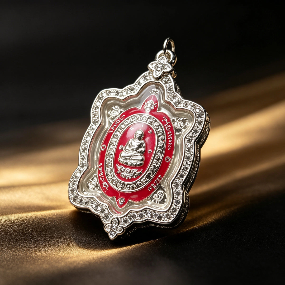 Thailändisches Luang Pu Liew Glücksschildkröten-Amulett, thailändischer Volksanhänger, heiliger Glücksbringer