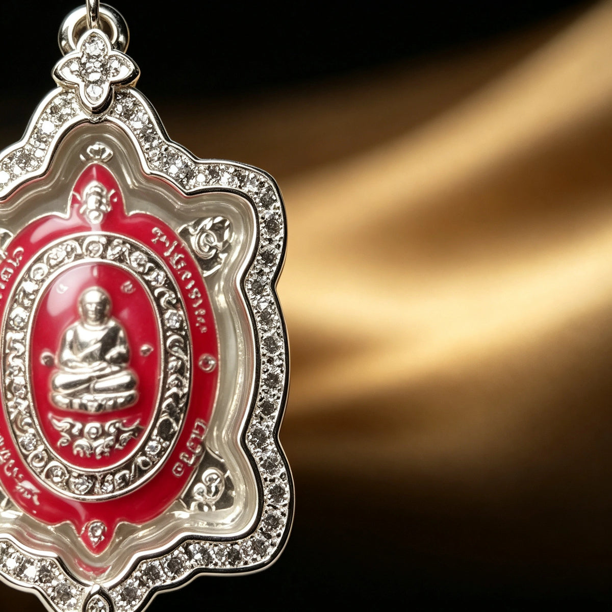 Thailändisches Luang Pu Liew Glücksschildkröten-Amulett, thailändischer Volksanhänger, heiliger Glücksbringer