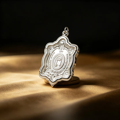 Thailändisches Luang Pu Liew Glücksschildkröten-Amulett, thailändischer Volksanhänger, heiliger Glücksbringer