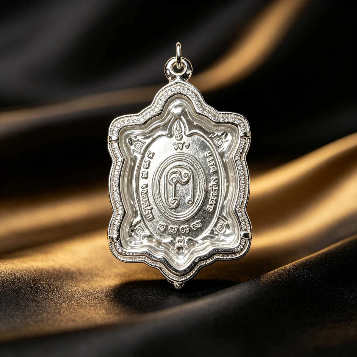 Thailändisches Luang Pu Liew Glücksschildkröten-Amulett, thailändischer Volksanhänger, heiliger Glücksbringer