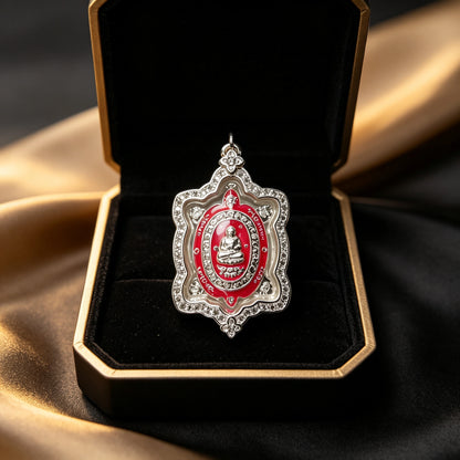 Thailändisches Luang Pu Liew Glücksschildkröten-Amulett, thailändischer Volksanhänger, heiliger Glücksbringer