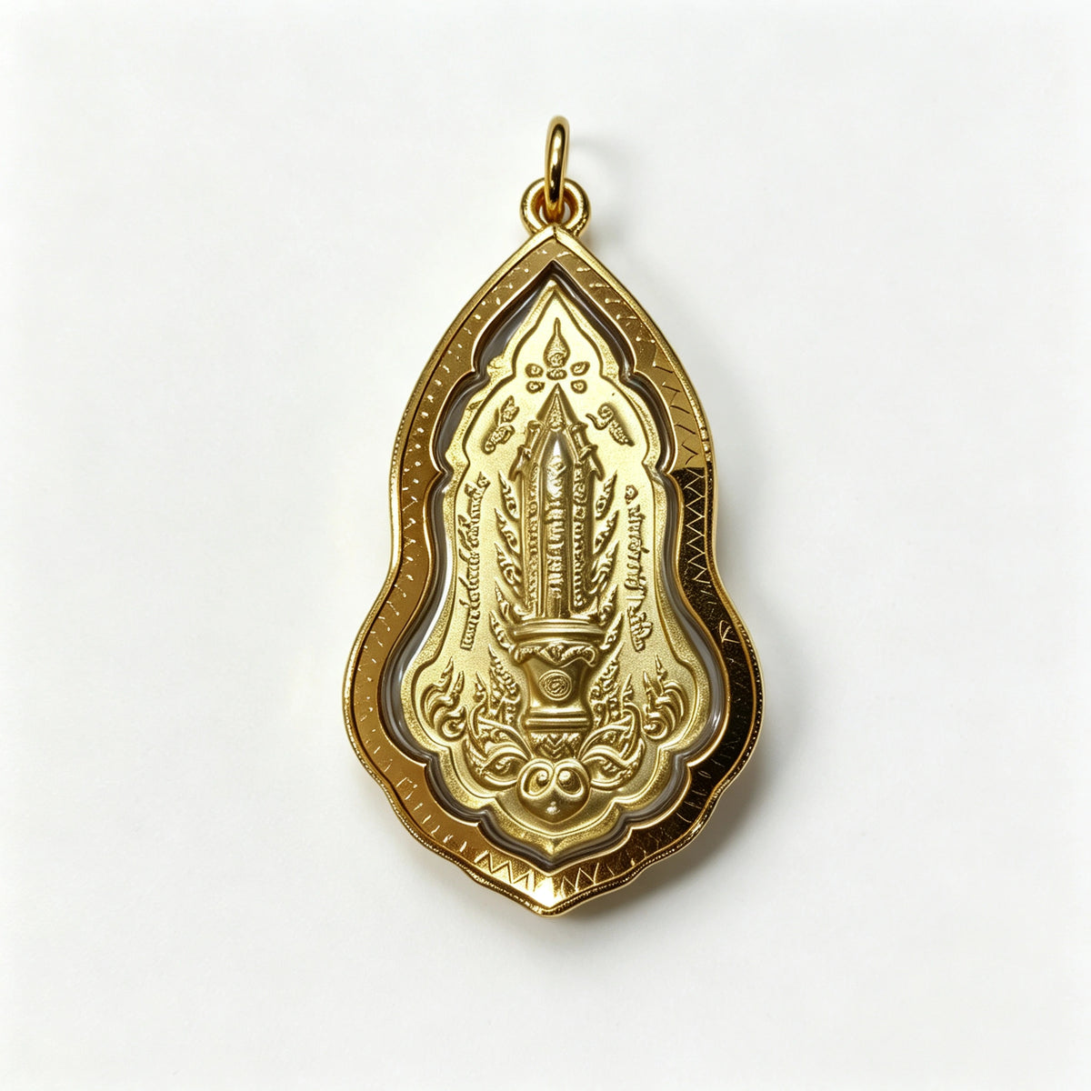 Thai Yaksha King Guardian Amulet (Red Edition), Thai Folk Pendant, Sacred Fortune-Wearing Talisman