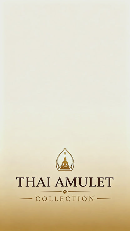 Thai Lotus Buddha Amulett, Thai-Folklore-Anhänger, Heiliger Glücksbringer