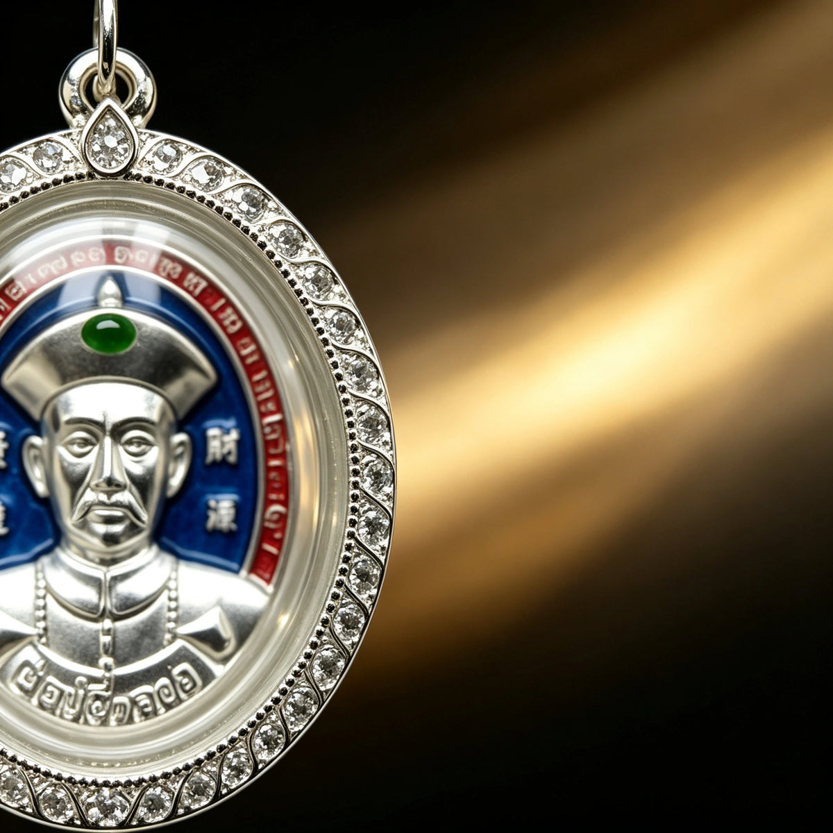 Thai Eia Gong Hong (Segundo Hermano Hong), colgante folclórico tailandés, talismán sagrado de la fortuna
